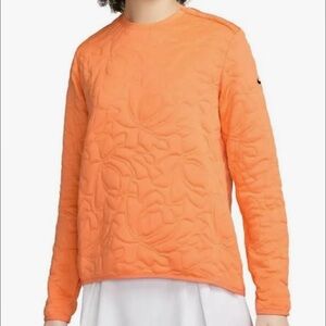 Orange Nike crew neck size L